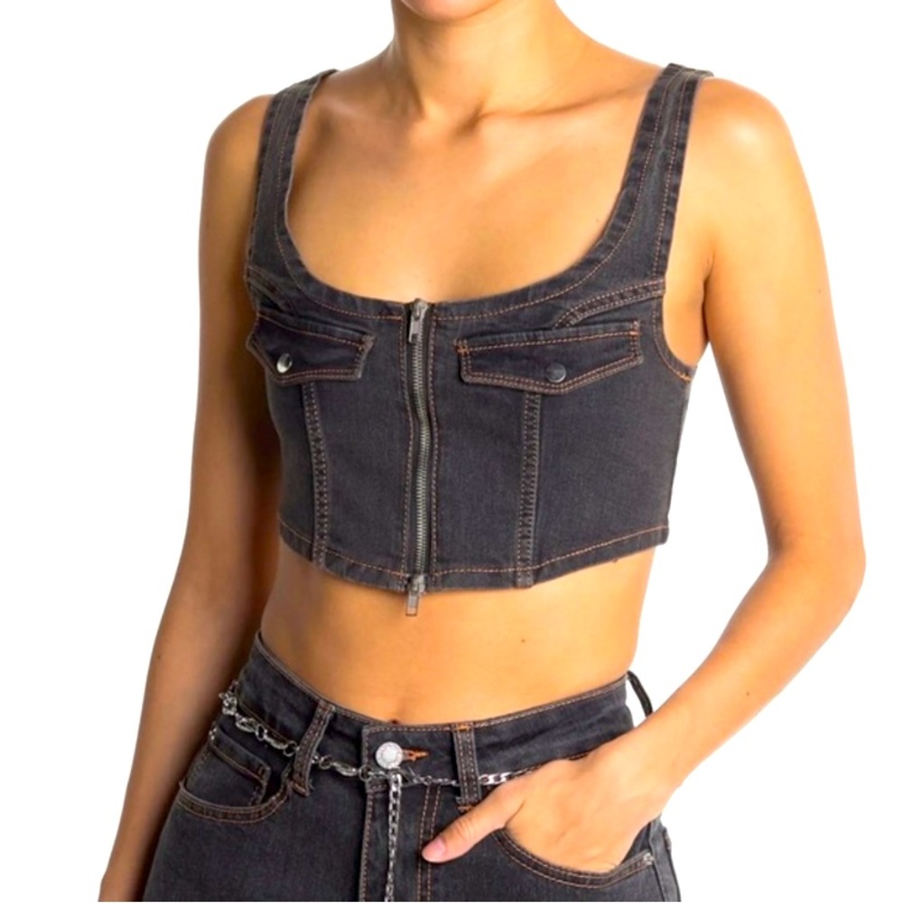 NWT WEWOREWHAT STRETCH DEMI CORSET